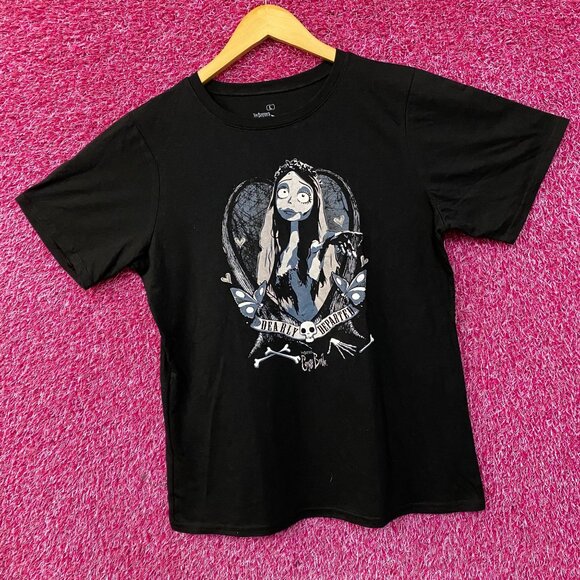 Tim Burton's Corpse Bride Emily Dearly Departed T-Shirt Large - Picture 2 of 4